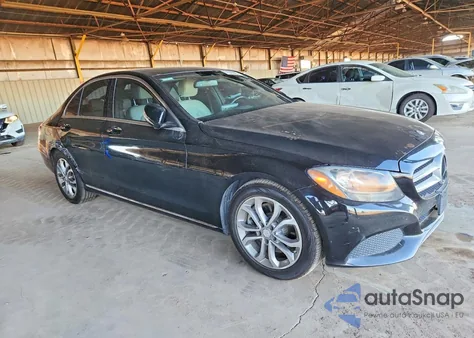 2015 Mercedes-Benz C 300 from USA, damaged, VIN 55SWF4JB7FU077912